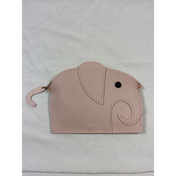 Elephant Change Purse Pink Zippered Pouch - Picture 8 of 8